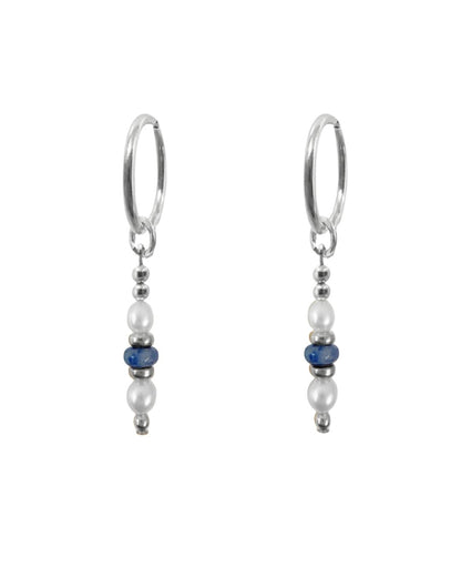 Aurevia Blue Mini hoops THE OHZO BY J