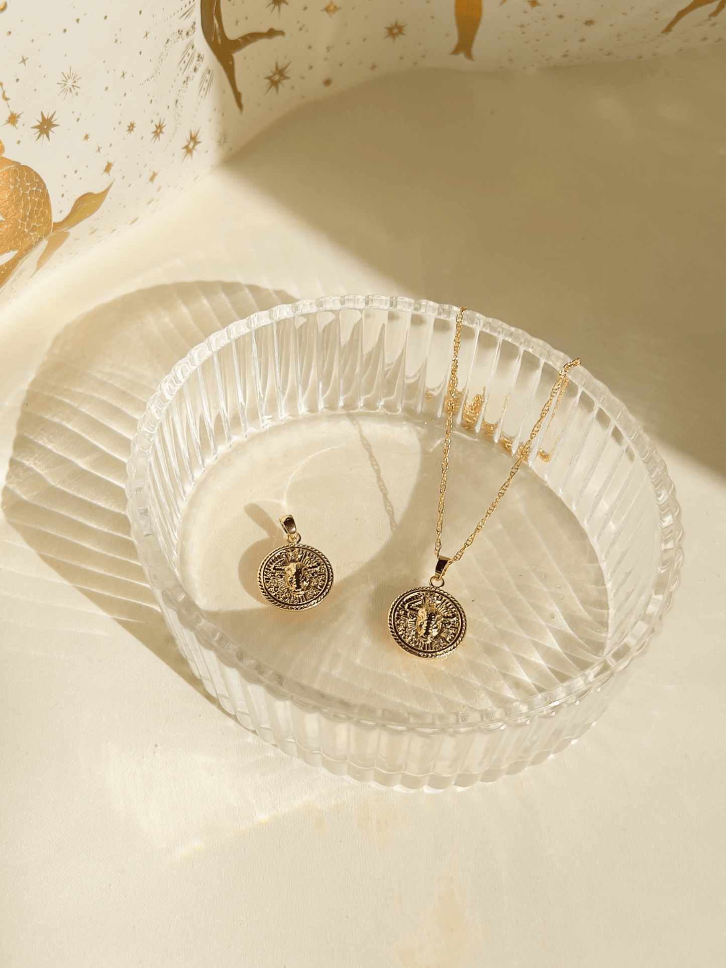 Taurus  Zodiac Necklace <br>  APR 20 - MAY 20