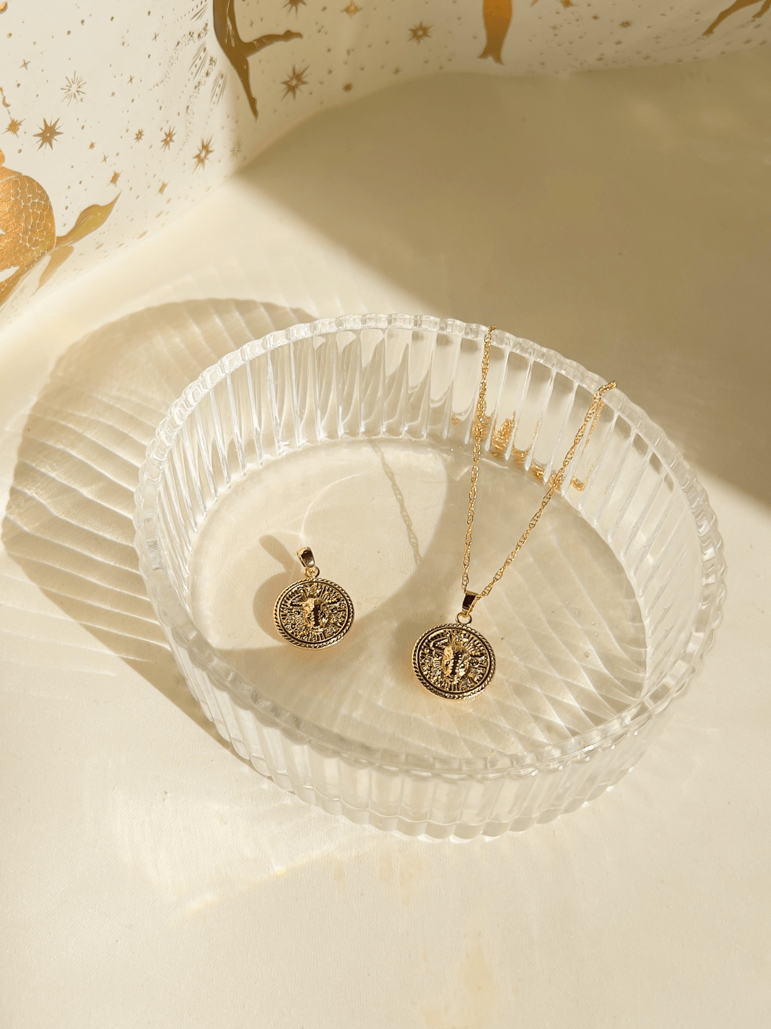 Taurus  Zodiac Necklace <br>  APR 20 - MAY 20