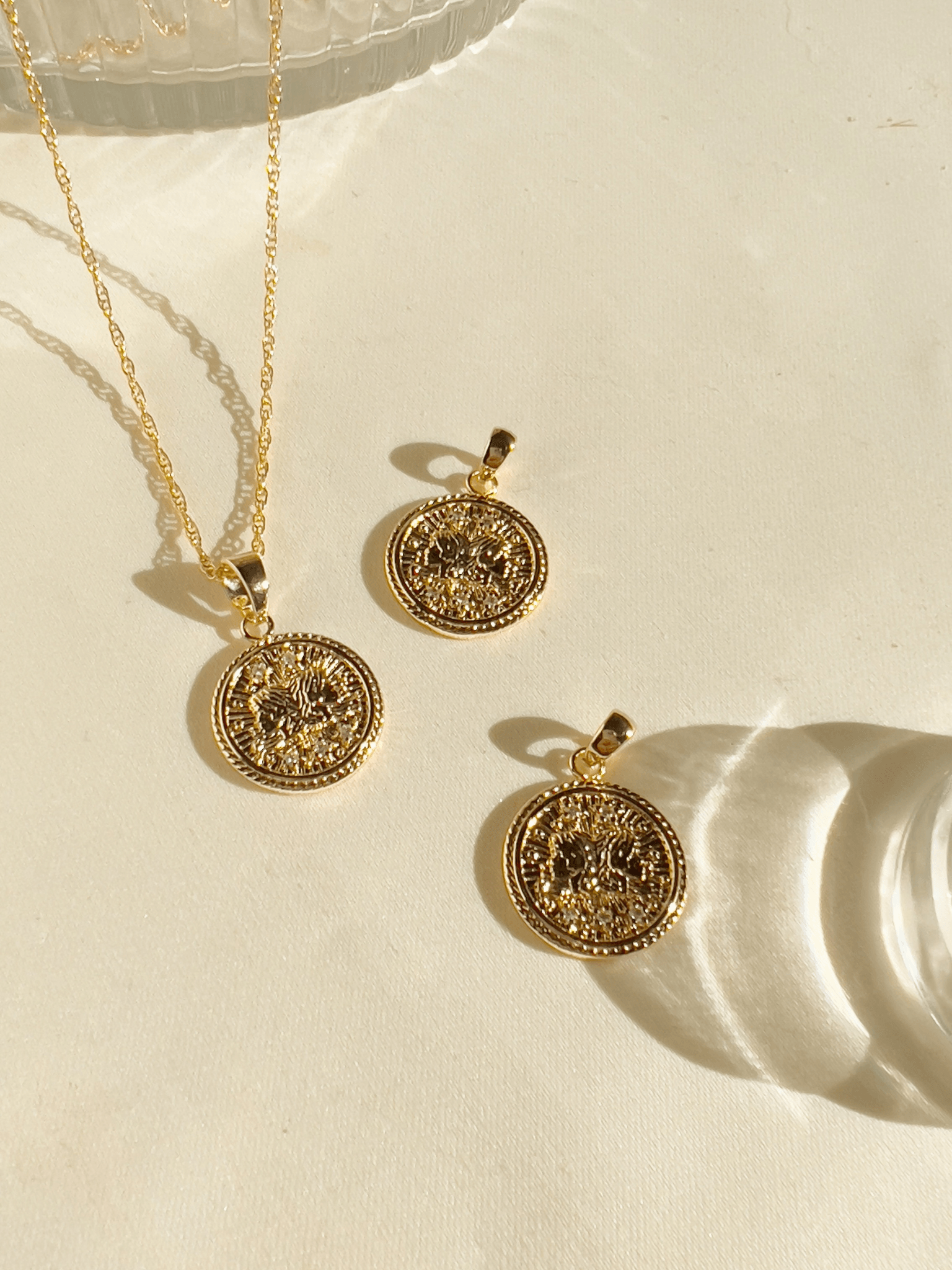 Gemini Zodiac Necklace <br>  MAY 21 - JUN 20