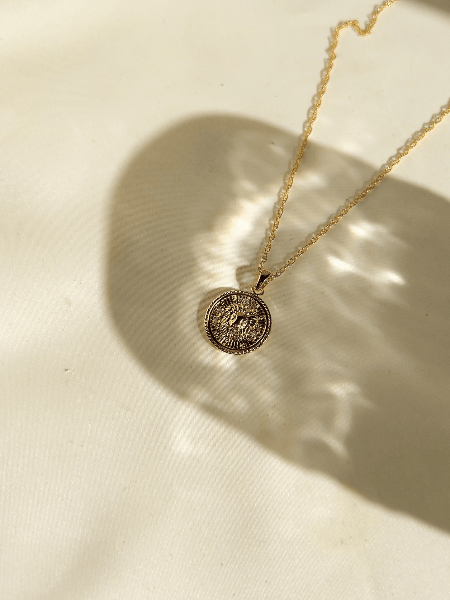 Leo Zodiac Necklace <br>  JUL 23 - AUG 22
