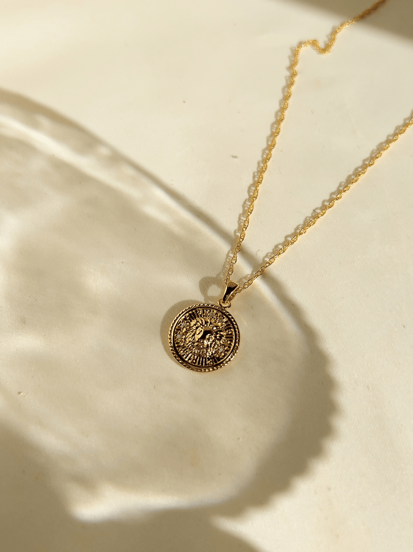Leo Zodiac Necklace <br>  JUL 23 - AUG 22
