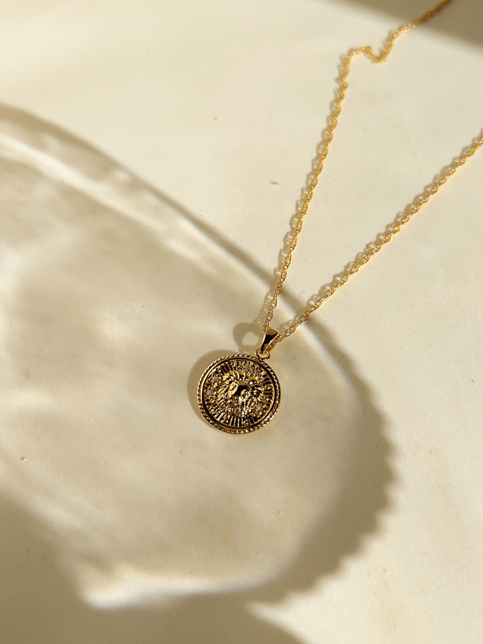 Leo Zodiac Necklace <br>  JUL 23 - AUG 22