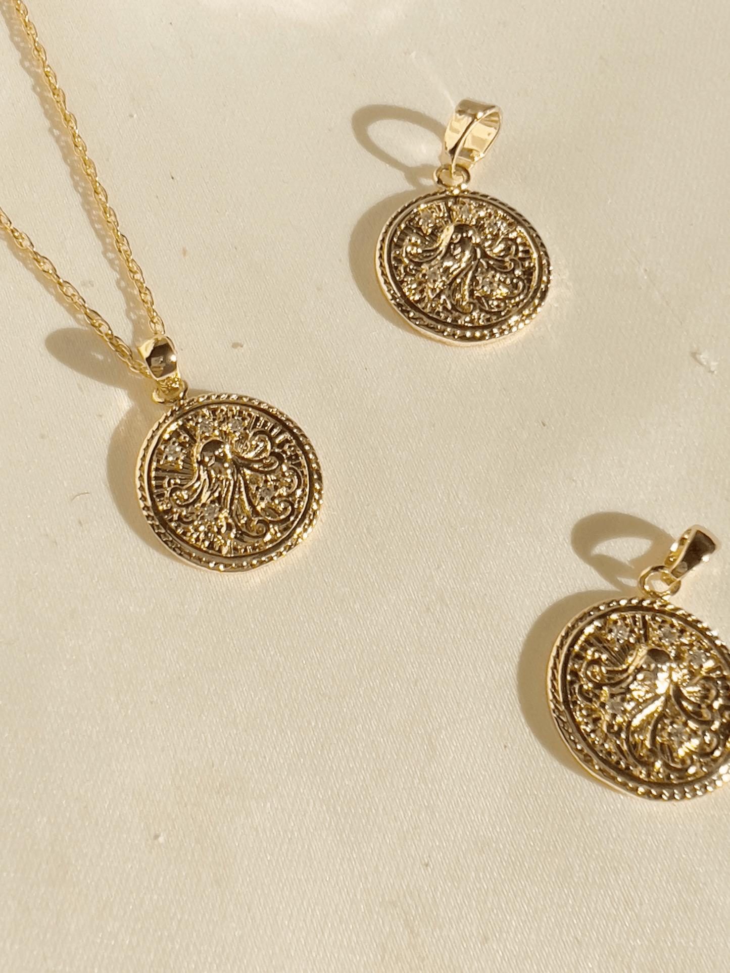 Virgo Zodiac Necklace <br>  AUG 23 - SEP 22