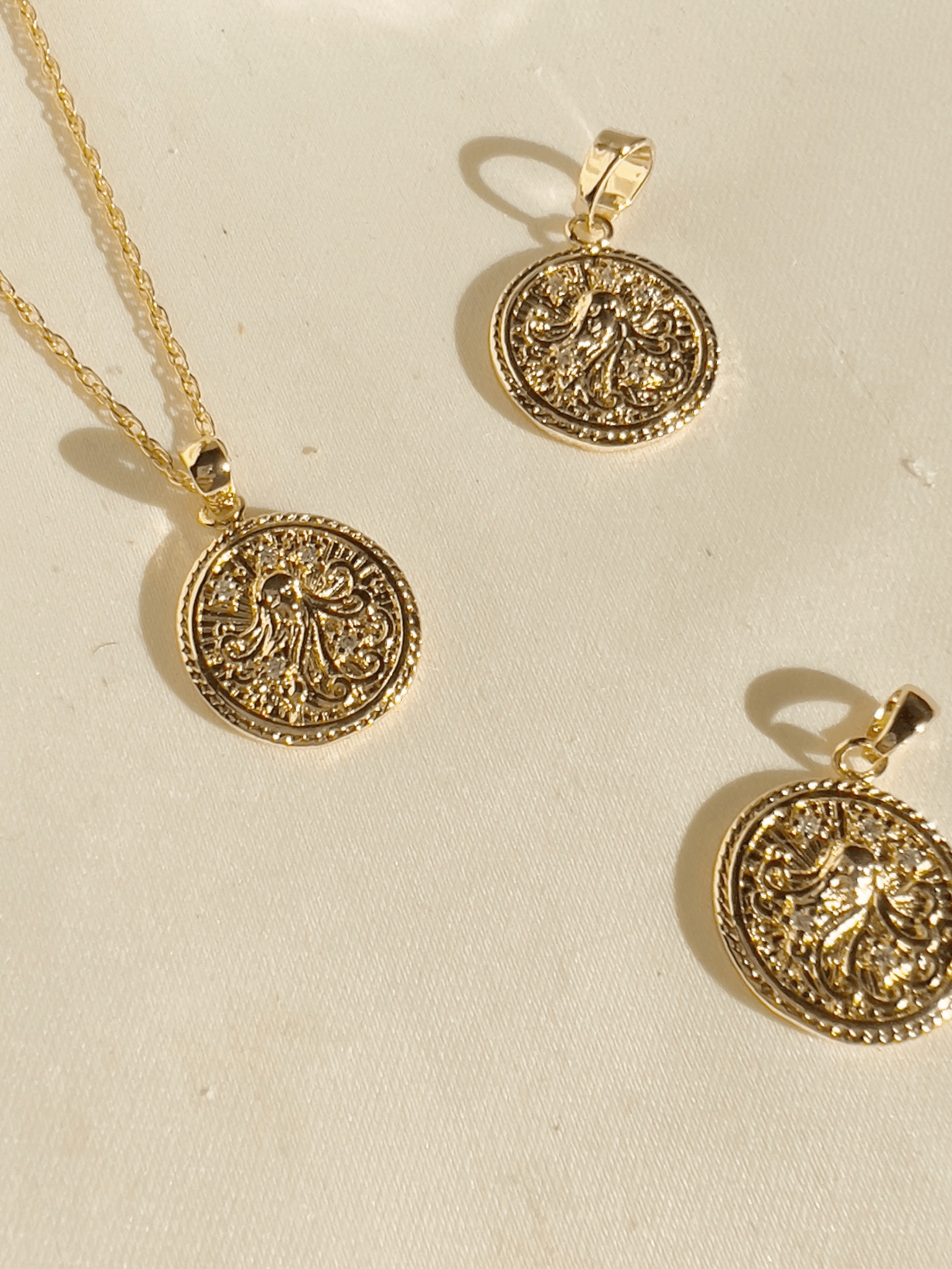 Virgo Zodiac Necklace <br>  AUG 23 - SEP 22