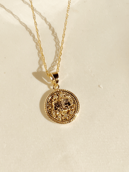Gemini Zodiac Necklace <br>  MAY 21 - JUN 20