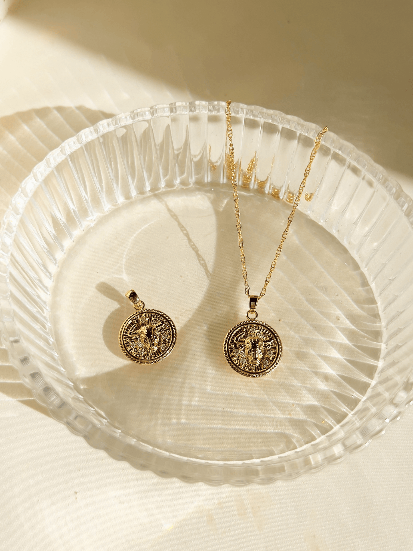 Taurus  Zodiac Necklace <br>  APR 20 - MAY 20