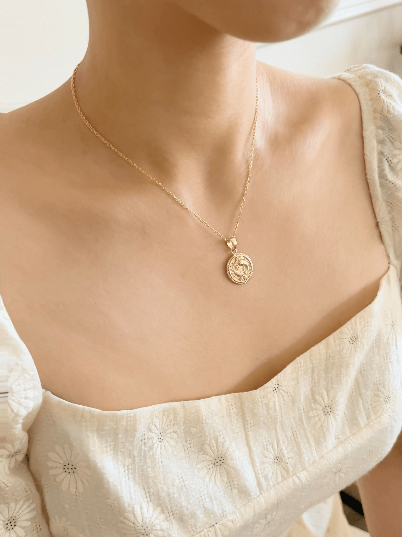 Pisces Zodiac Necklace <br>  FEB 18 - MAR 20