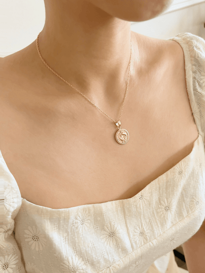 Pisces Zodiac Necklace <br>  FEB 18 - MAR 20