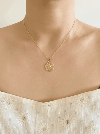 Taurus  Zodiac Necklace <br>  APR 20 - MAY 20