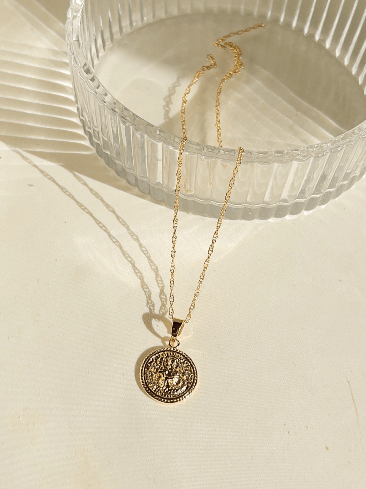 Aquarius Zodiac Necklace <br>  JAN 20 - FEB 18