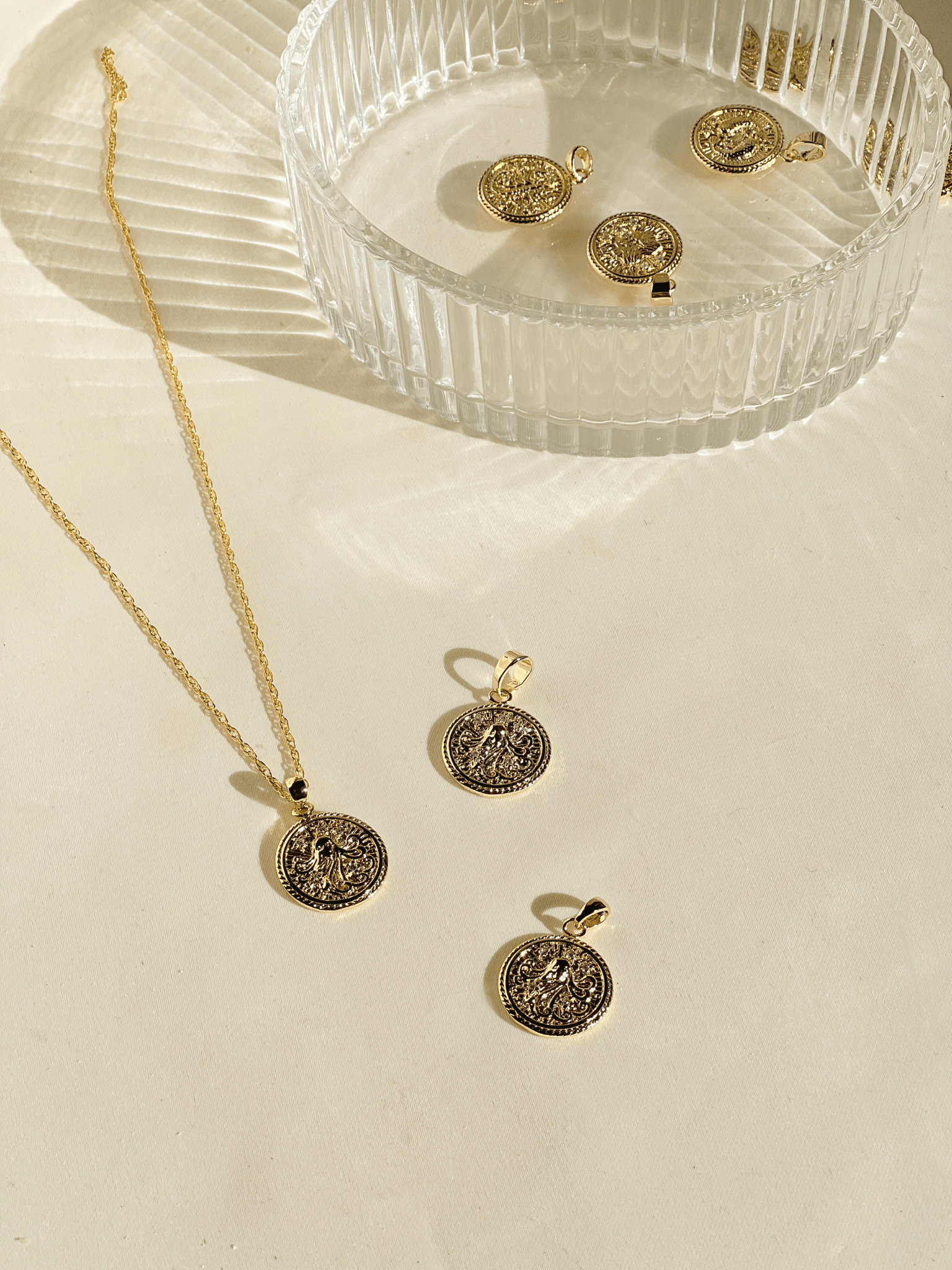 Virgo Zodiac Necklace <br>  AUG 23 - SEP 22