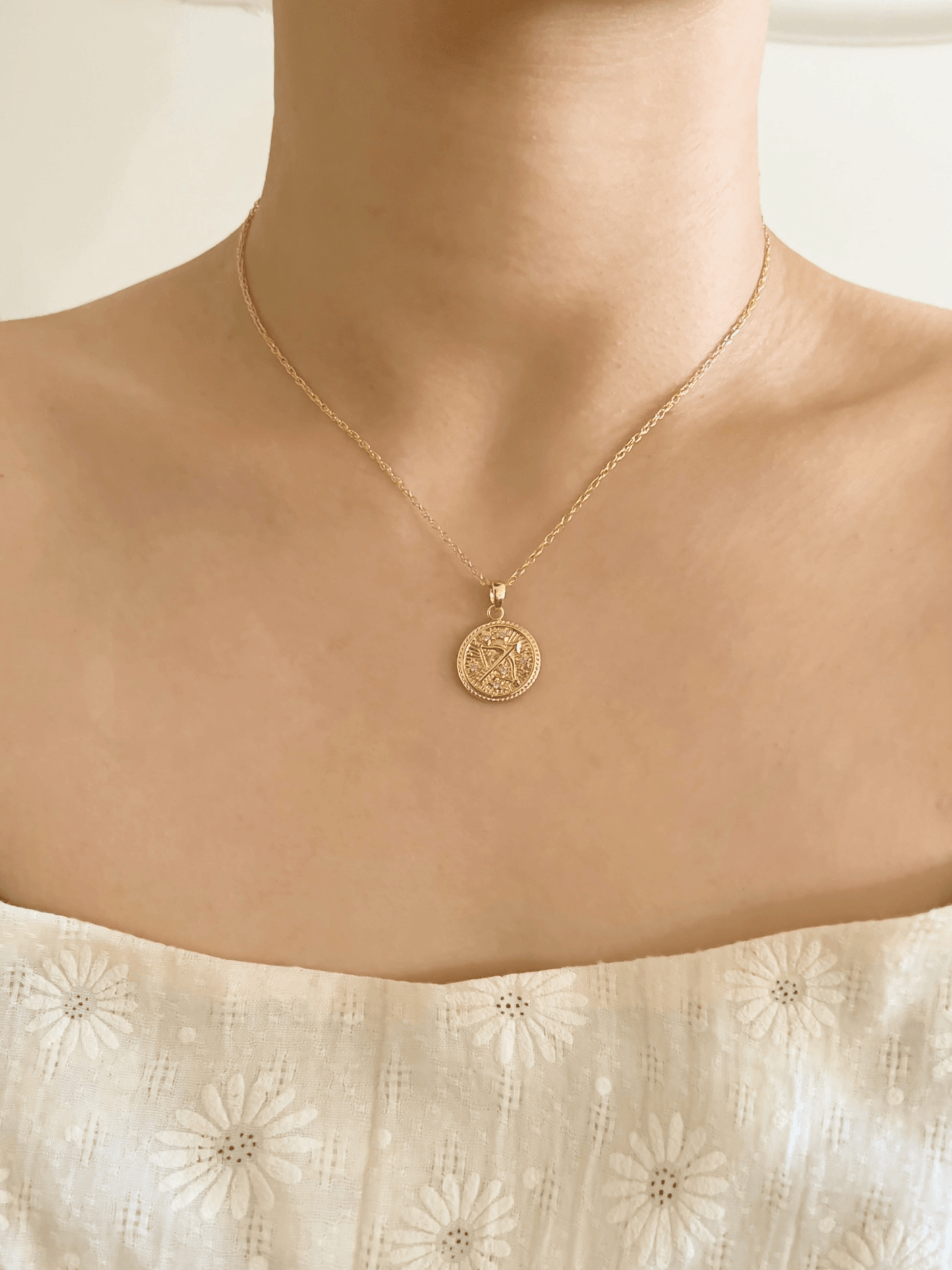 Sagittarius Zodiac Necklace <br> NOV 22 - DEC 21