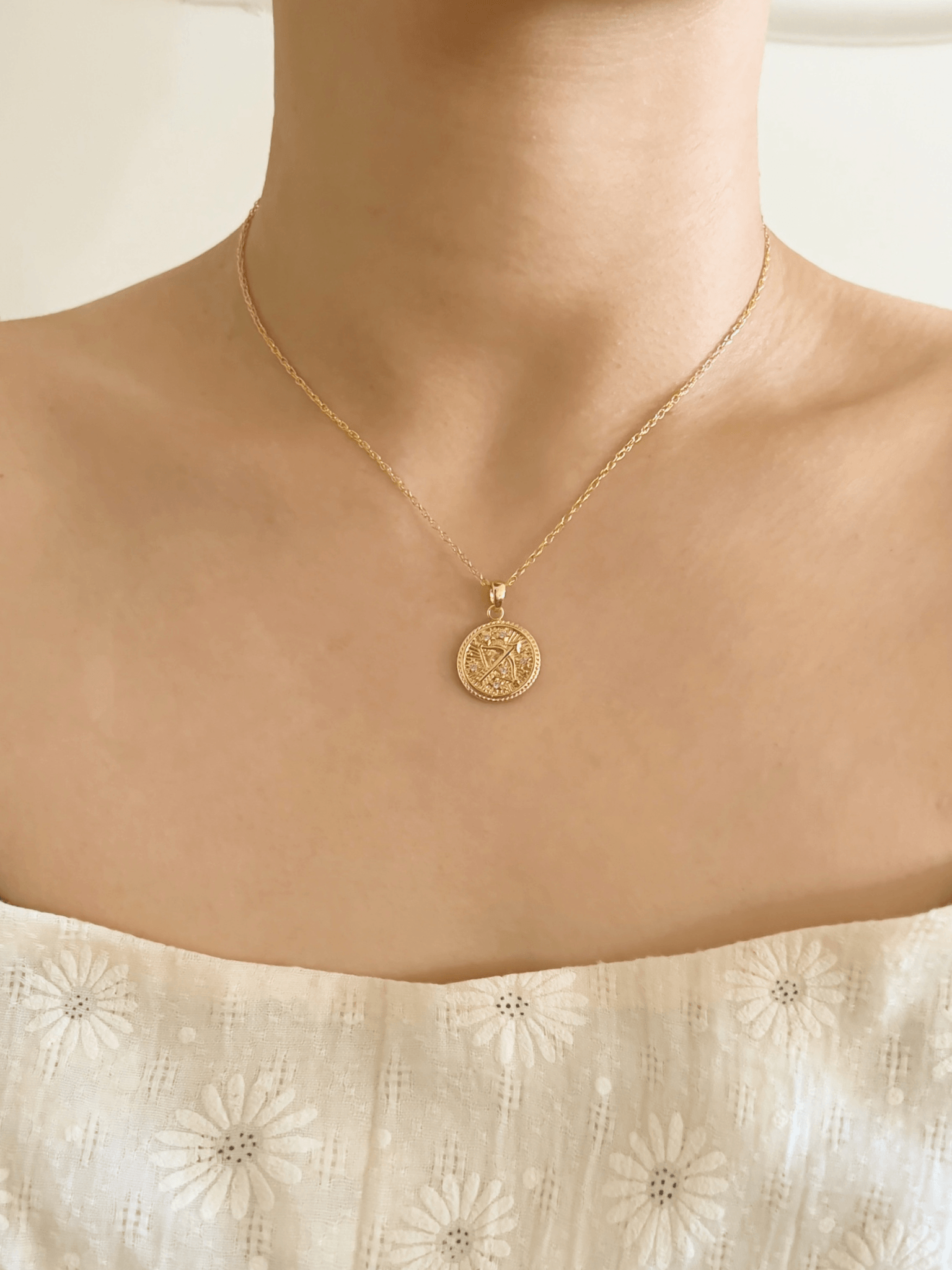 Sagittarius Zodiac Necklace <br> NOV 22 - DEC 21