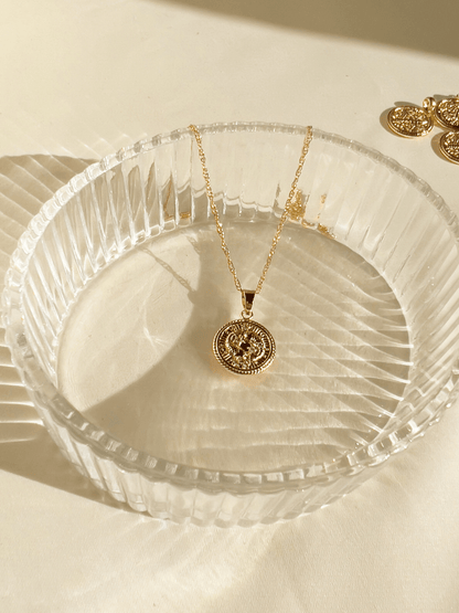 Pisces Zodiac Necklace <br>  FEB 18 - MAR 20