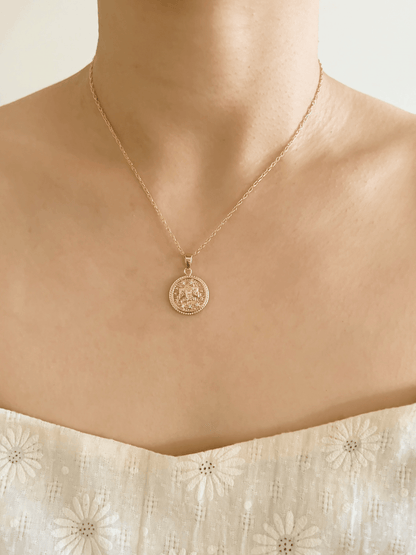 Gemini Zodiac Necklace <br>  MAY 21 - JUN 20