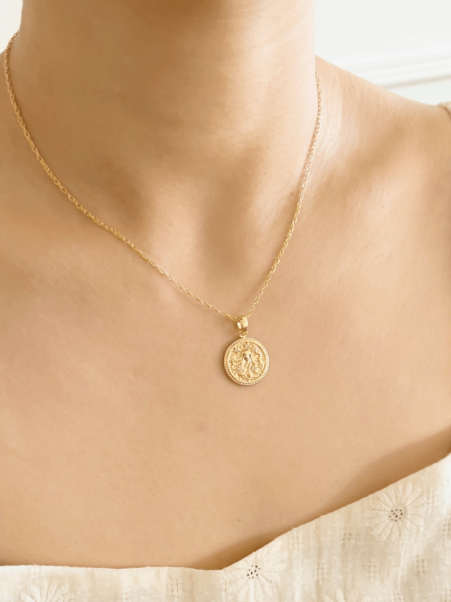 Virgo Zodiac Necklace <br>  AUG 23 - SEP 22