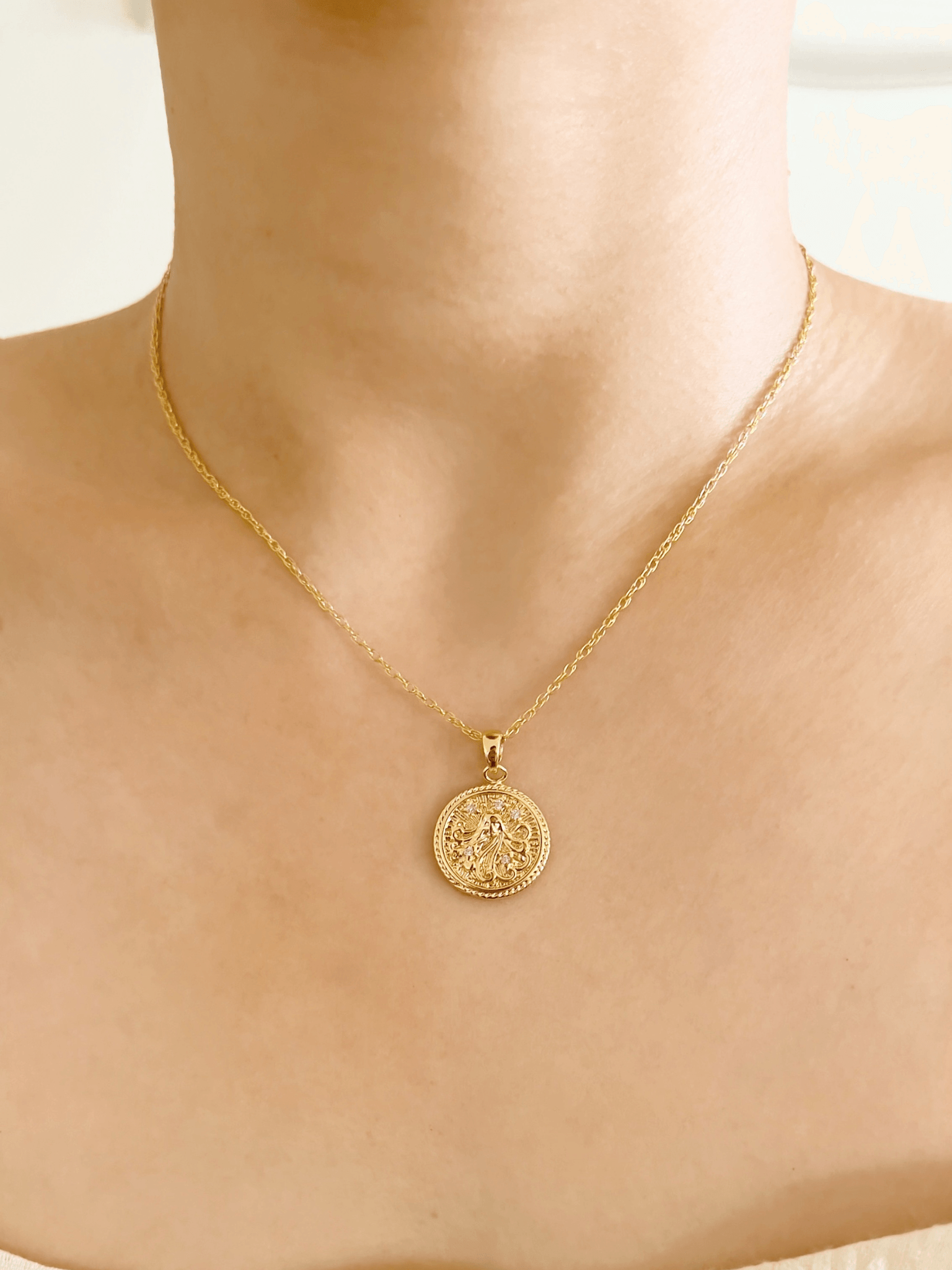 Virgo Zodiac Necklace <br>  AUG 23 - SEP 22