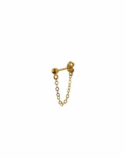 Chained Single Ball Stud