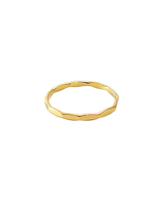 Donna Hammered Stacking Ring