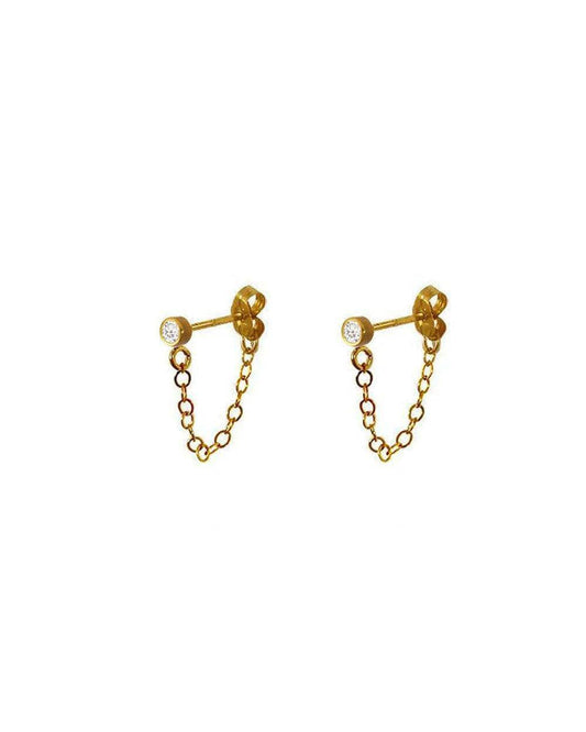 Eliana Chained Stud Earrings