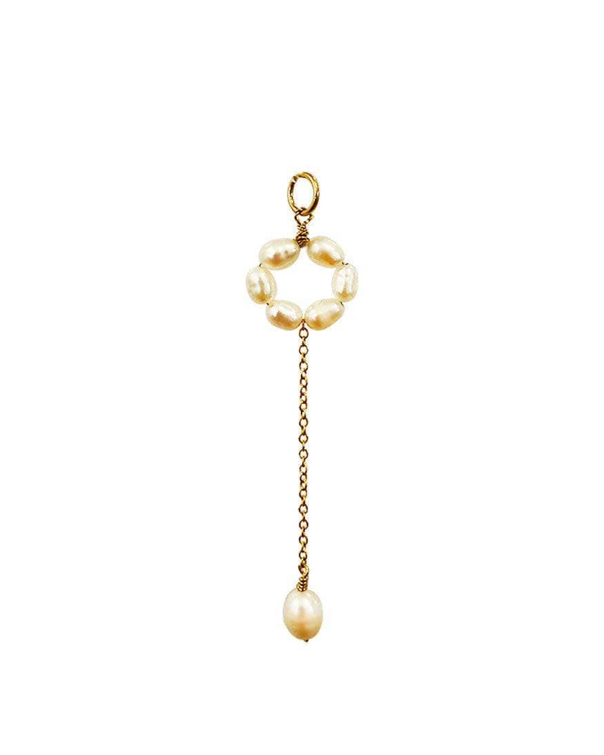 Elise Pearl Tassel Charm