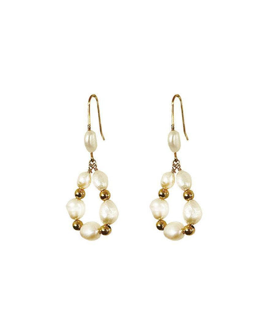 Ellie Pearl Earrings
