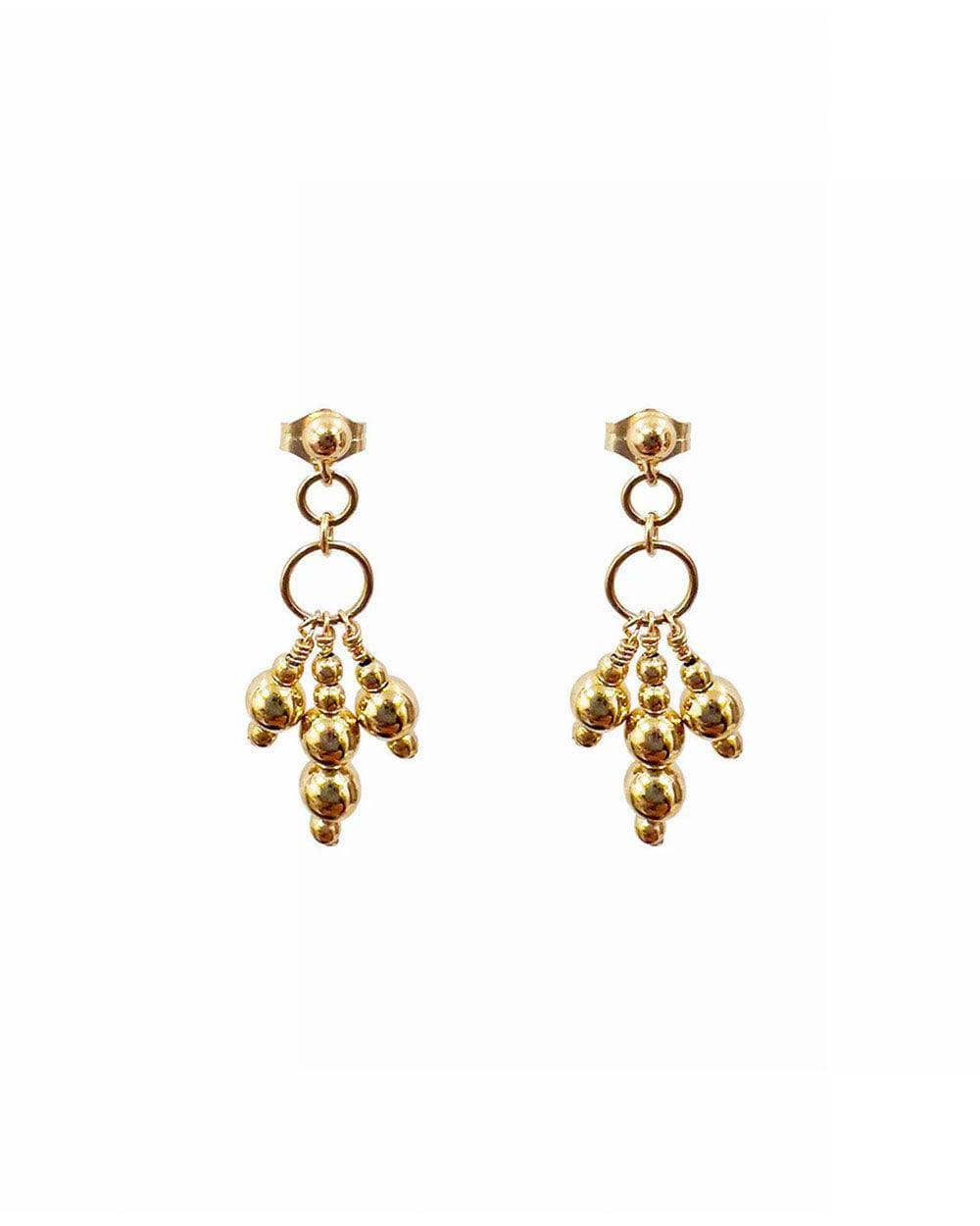 Fabia Triple Stud Earrings