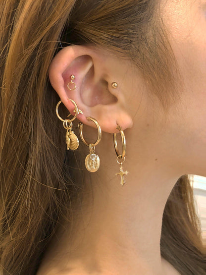 Mini Circle Single Stud