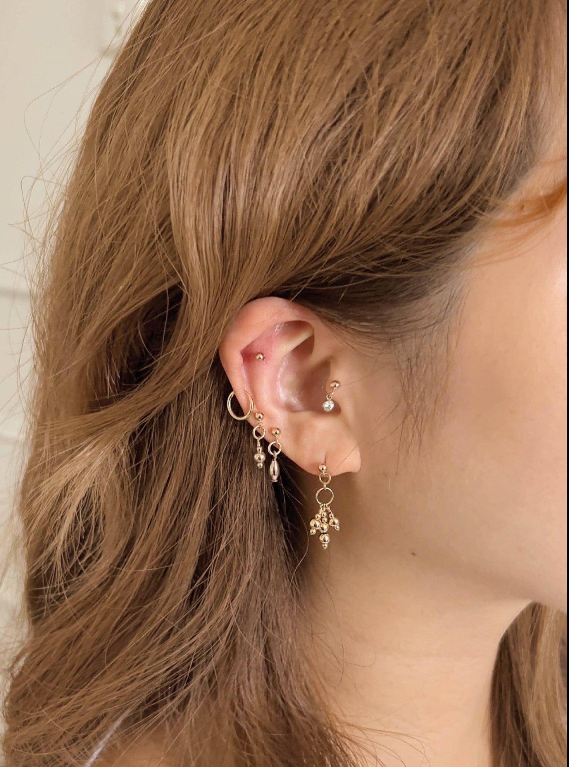 Fabia Single Stud Earrings