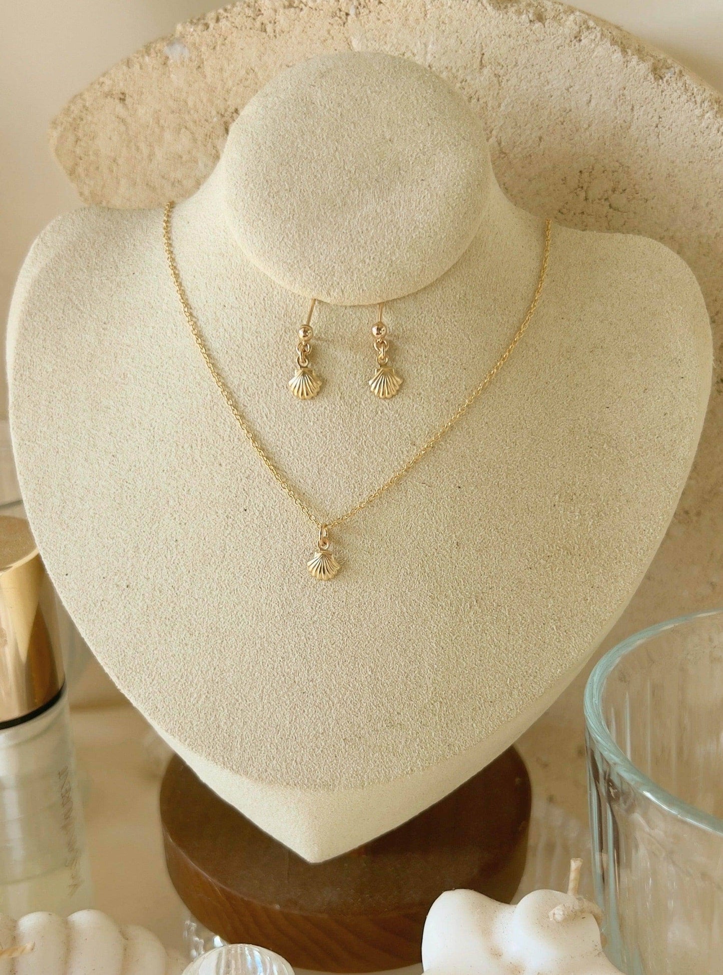 Ariel Mini Shell Ball Stud