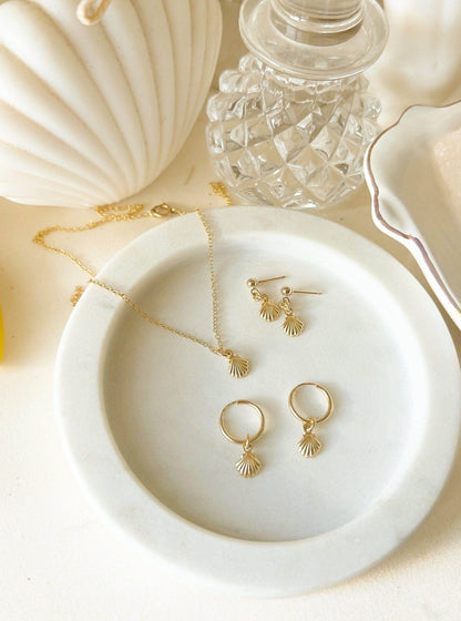 Ariel Mini Shell Ball Stud