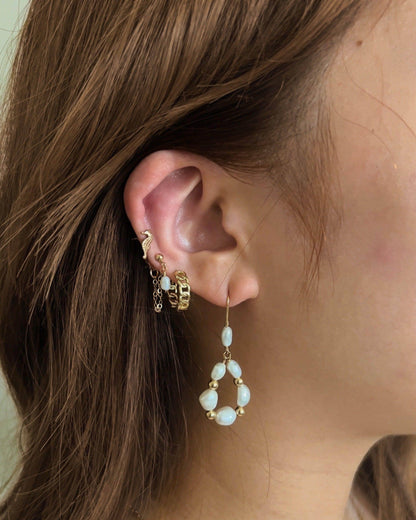 Ellie Pearl Earrings