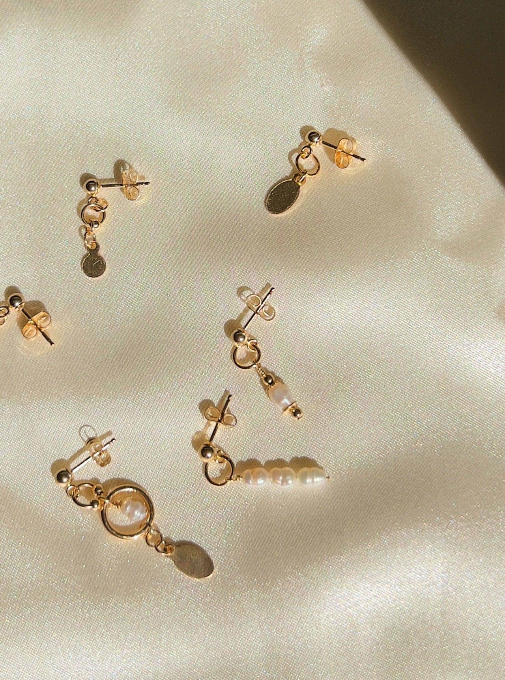 Tiny Oriana Stud Earrings