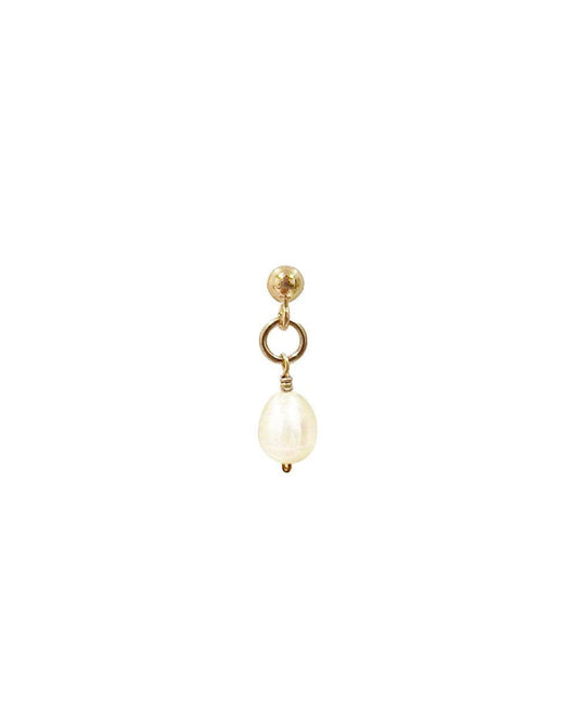 Isabella Pearl Single Ball Stud