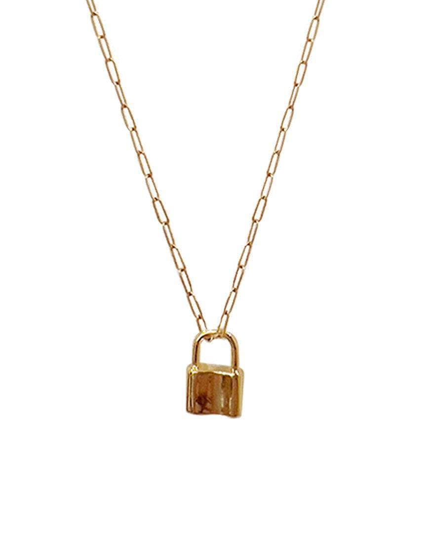 Ivy L Padlock Necklace