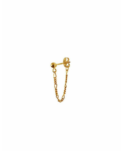 Nathalie Chained Single Ball Stud