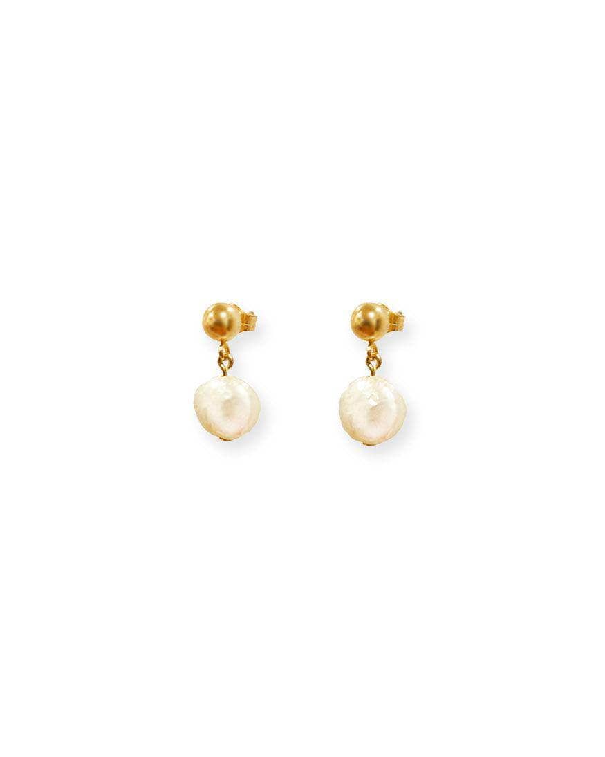 Titany Freshwater Pearl Earring