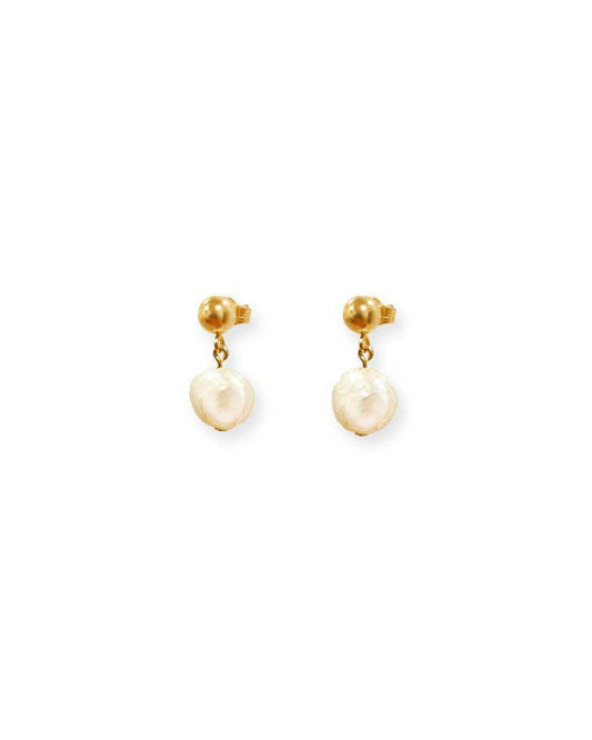 Titany Freshwater Pearl Earring