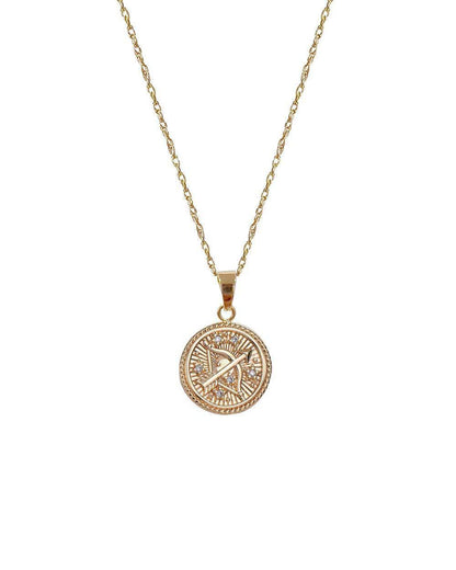 Sagittarius Zodiac Necklace <br> NOV 22 - DEC 21
