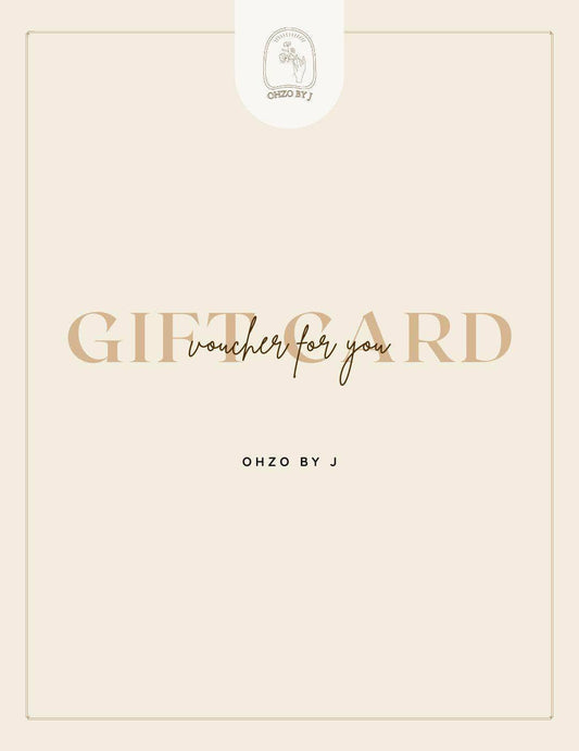 OHZO By J GIFT CARD