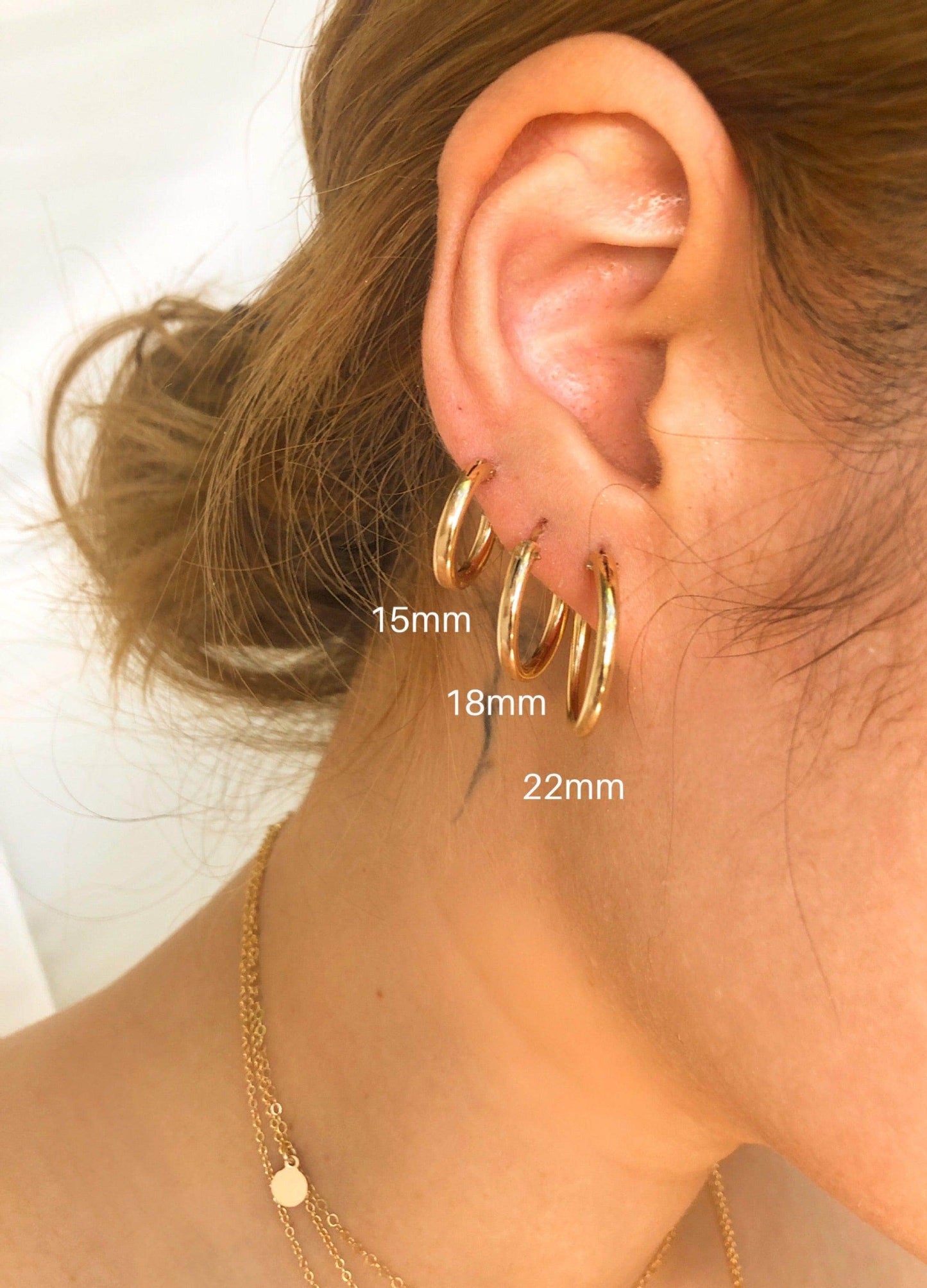 Andy 15mm Classic Hoops