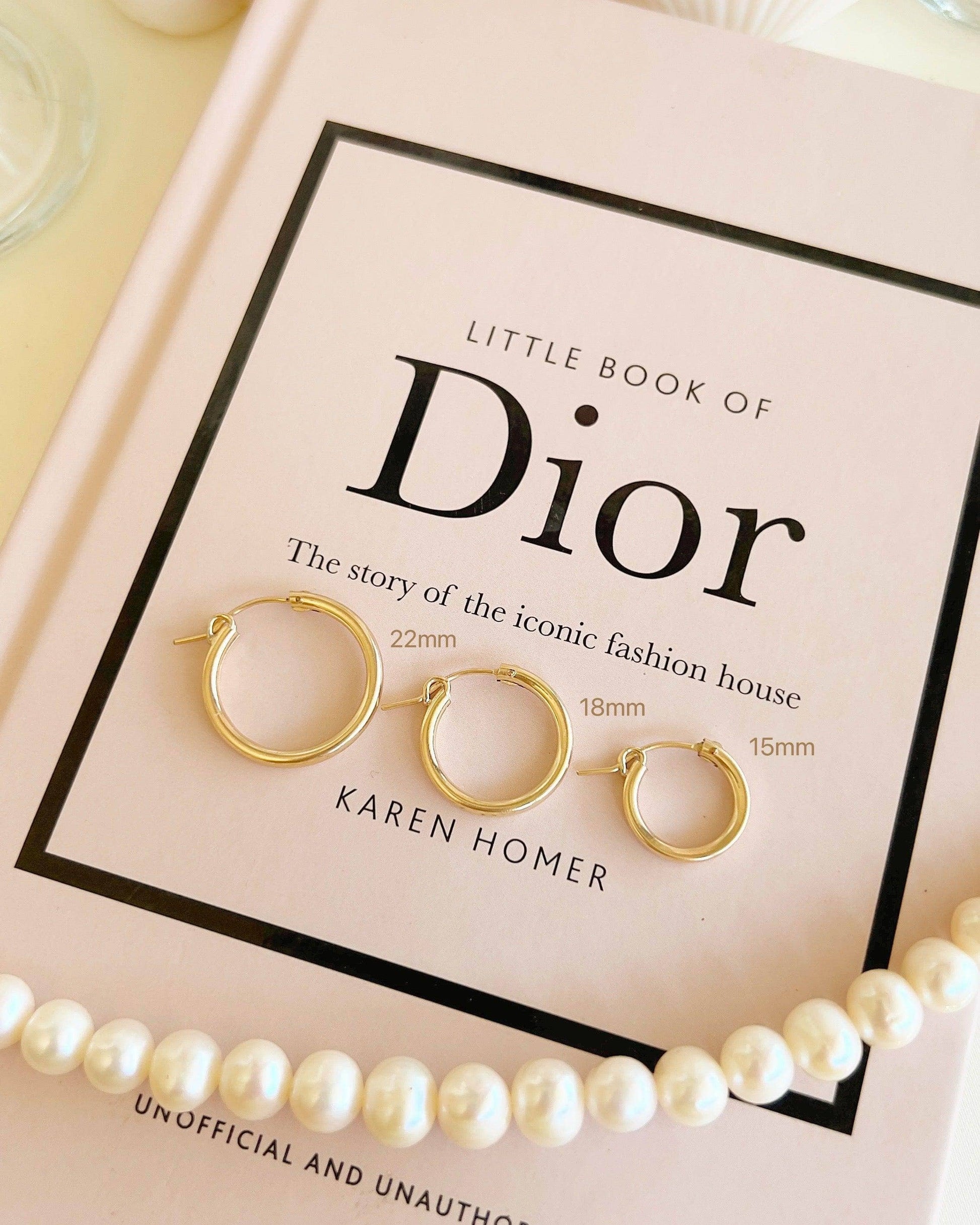 Andy 22mm Classic Hoops