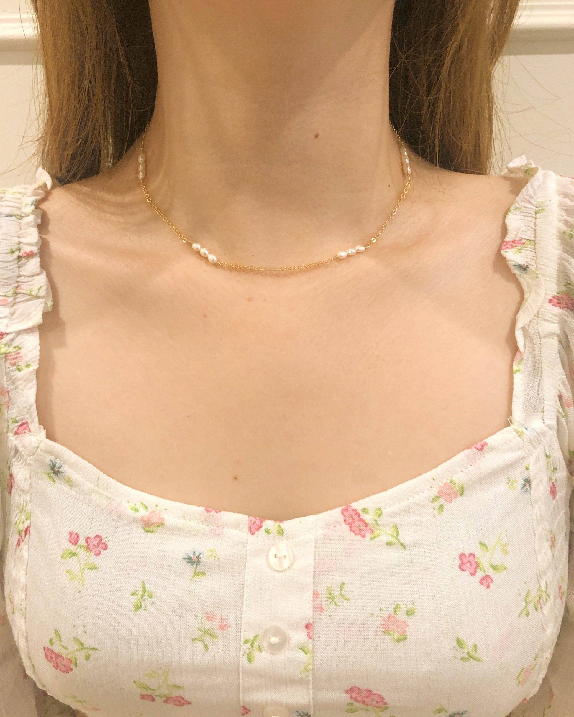 Rachel Pearl Necklace