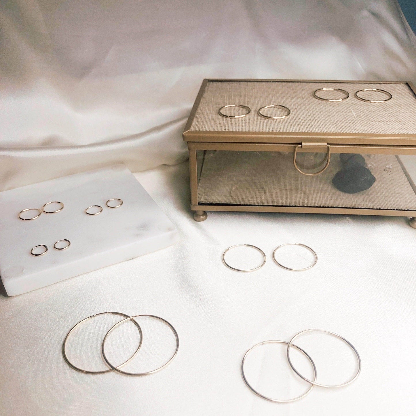 Mia 24mm Endless Hoops