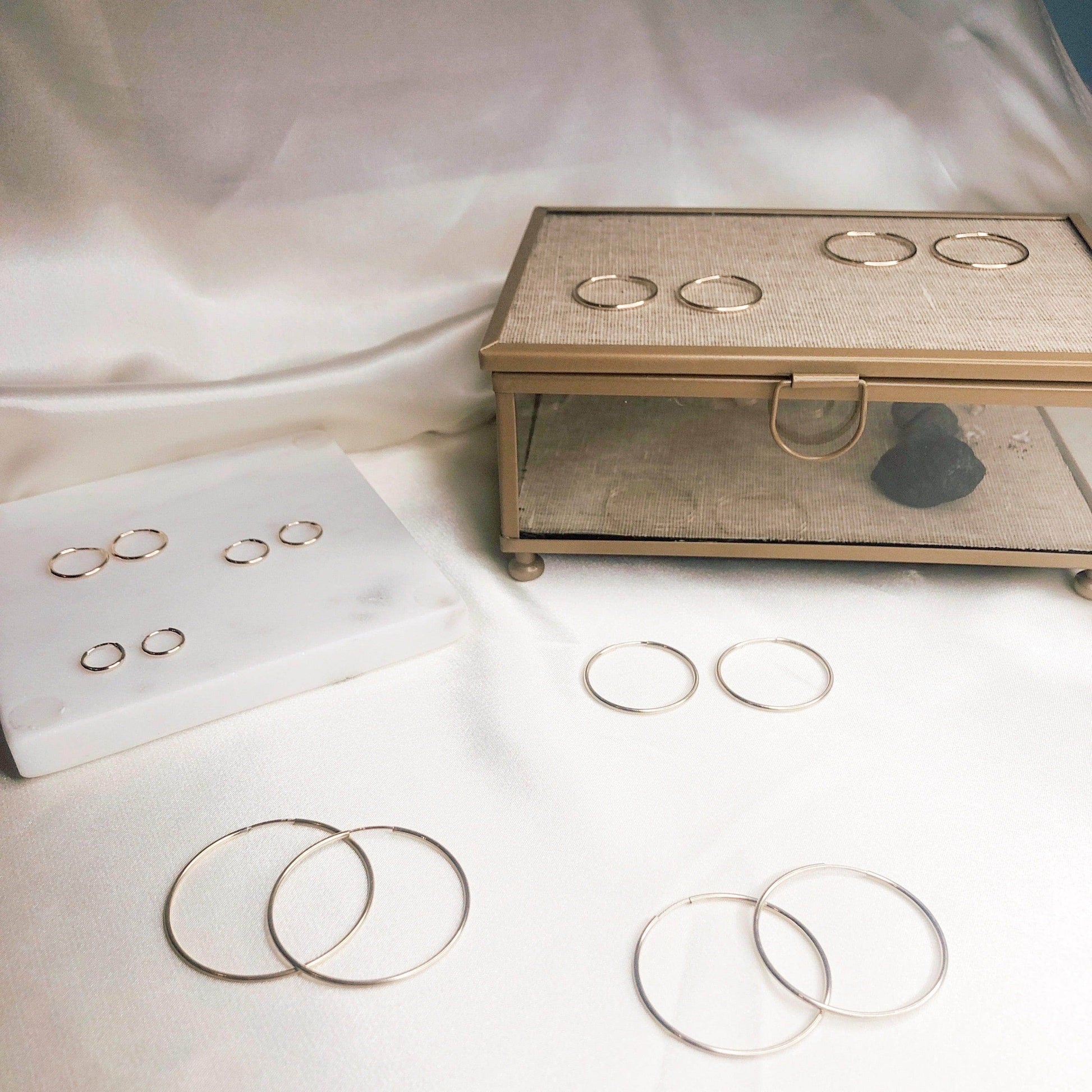 Mia 24mm Endless Hoops