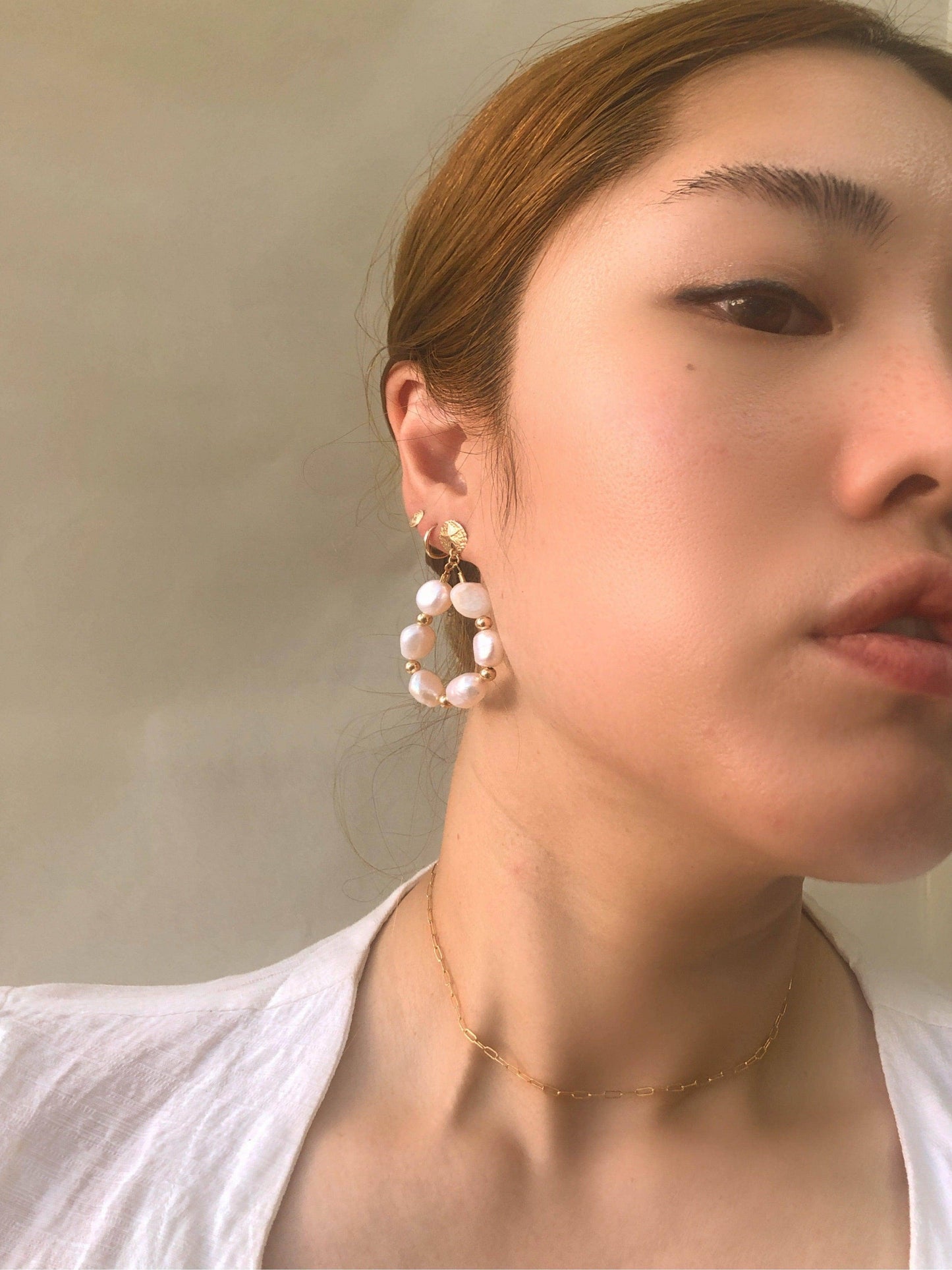 Cecile Pearl Earring