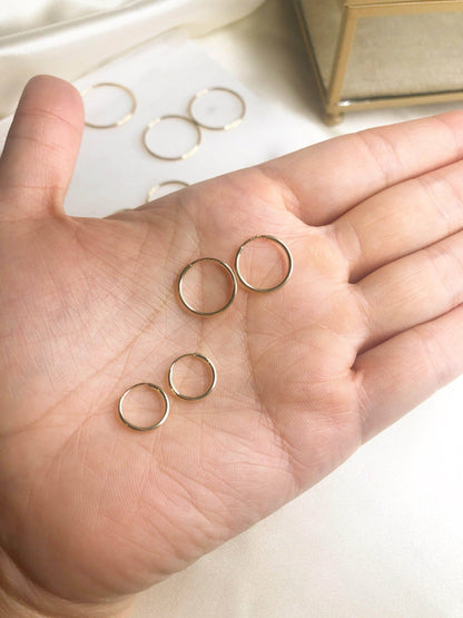 Mia Tiny 14mm Endless Hoops