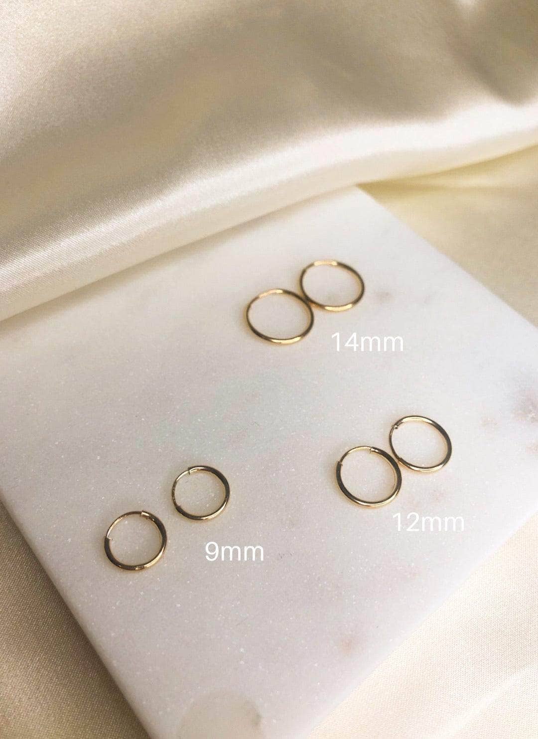 Mia Tiny 14mm Endless Hoops