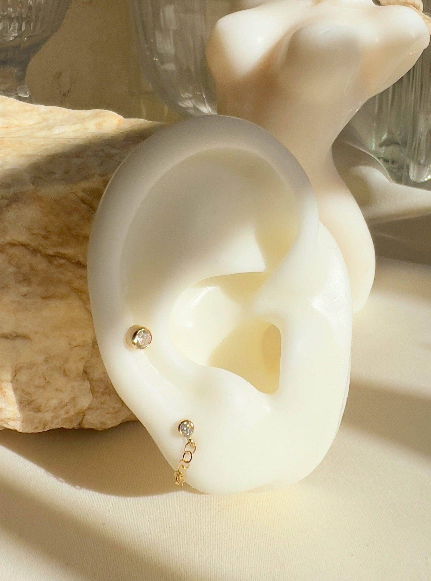 Eliana Chained Stud Earrings